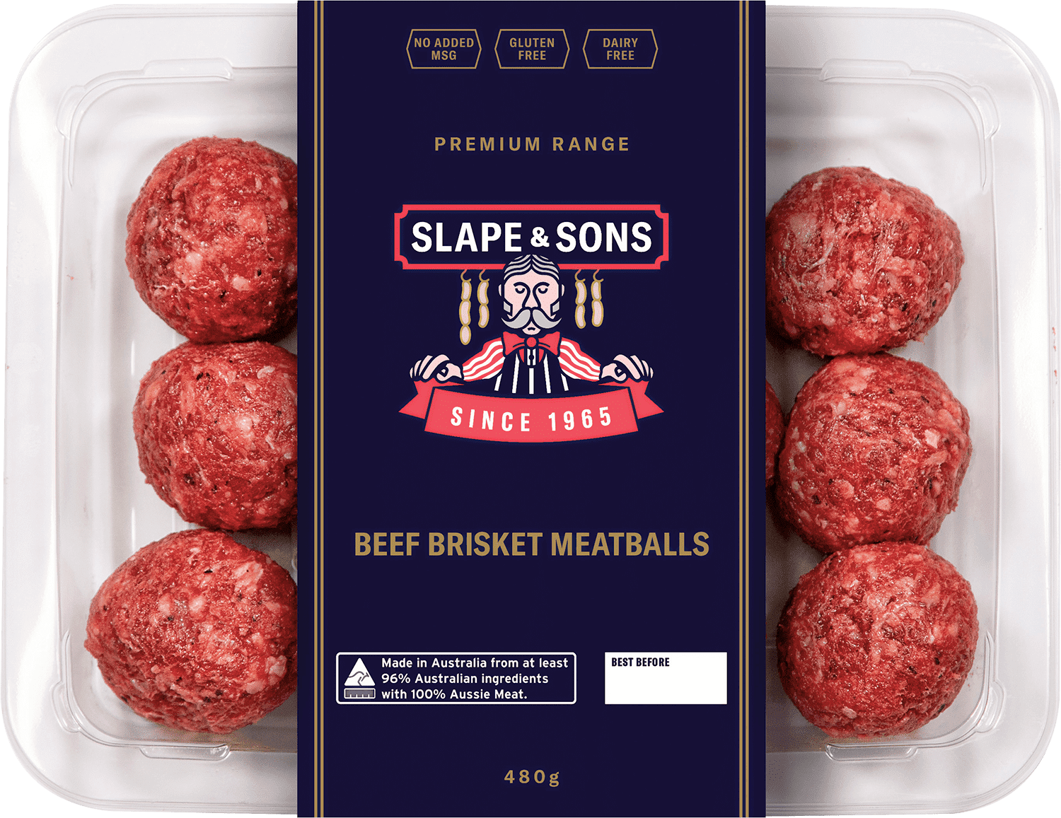 Slape & Sons Beef Brisket Meatballs 12pk
