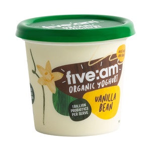 Five:Am Organic Vanilla Bean Yoghurt 700g