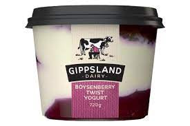 Gippsland Boysenberry Twist Yoghurt 700g