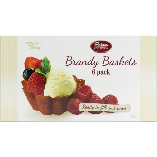 Baker's Collection Brandy Baskets 6ct 120g