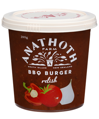 Anathoth BBQ Burger Relish 390g