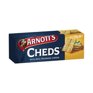 Arnott's Cheds Crackers 250g