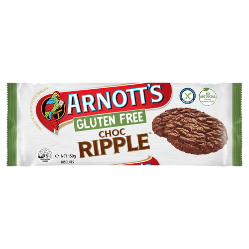 Arnott's Biscuits Chocolate Ripple GF 150g