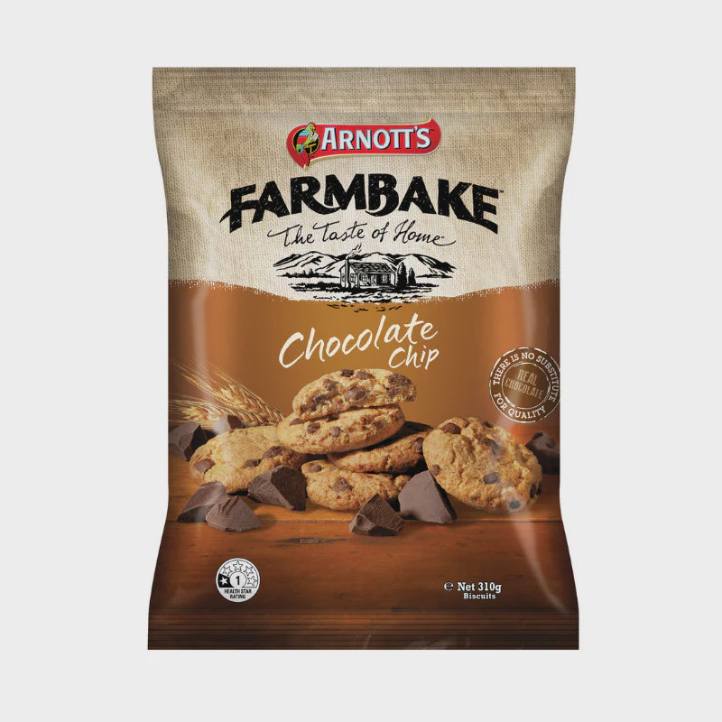 Arnott's Farmbake Choc Chip Cookie 310g