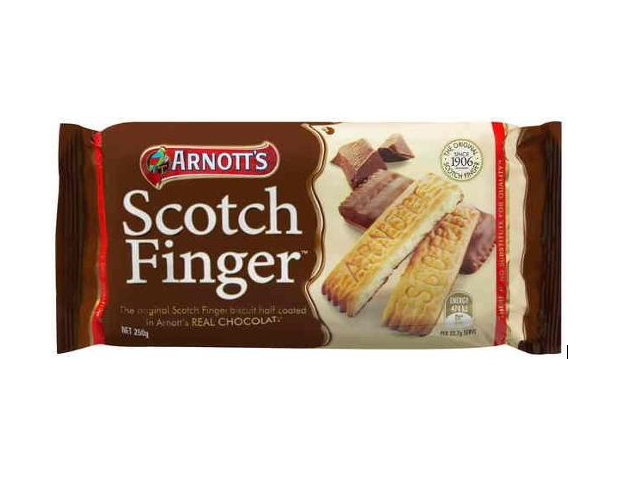 Arnott's Biscuits Chocolate Scotch Finger 250g
