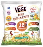 Ajitas Vege Mini Rice Crackers 12pk 180g