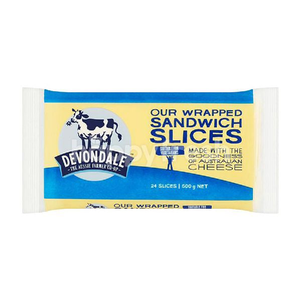 Devondale Cheese Sandwich Slices 500g