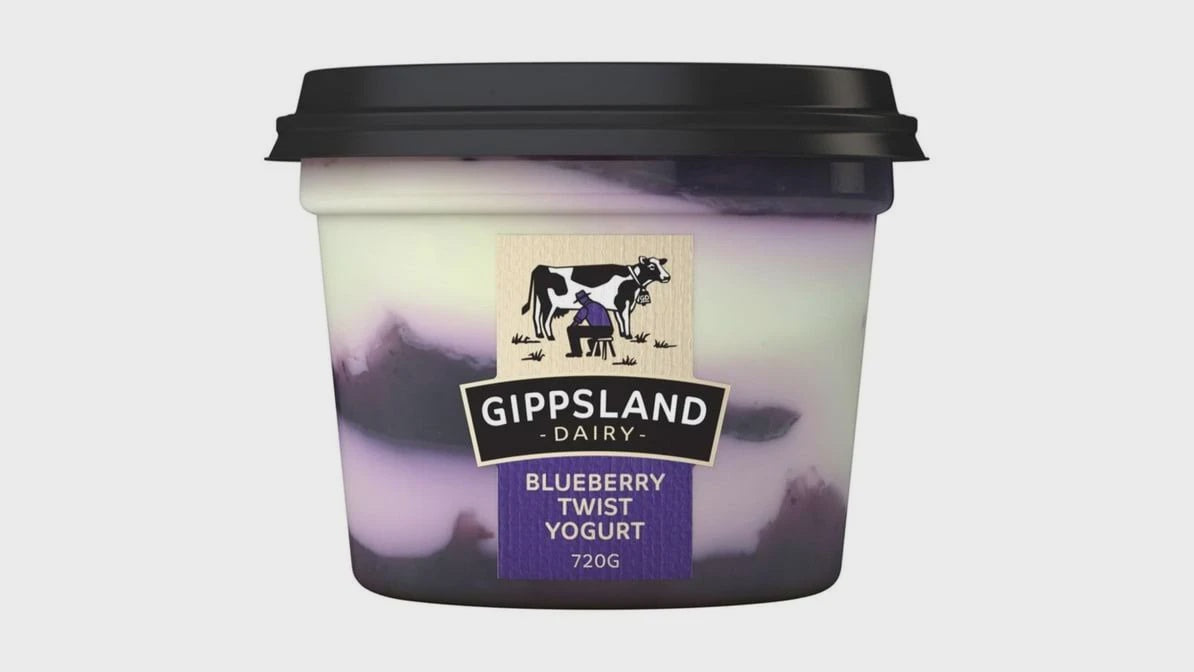 Gippsland Blueberry Twist Yoghurt 700g