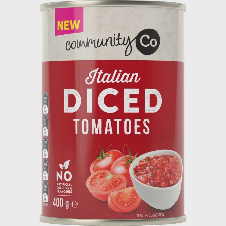 Community Co Diced Tomato 400g