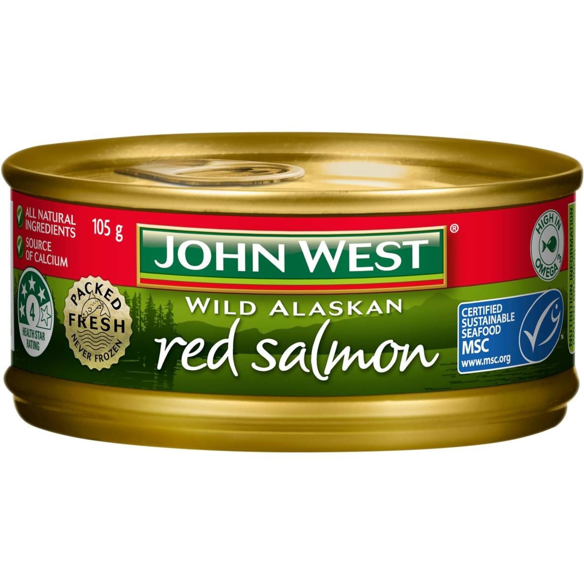 John West Salmon Red 105g