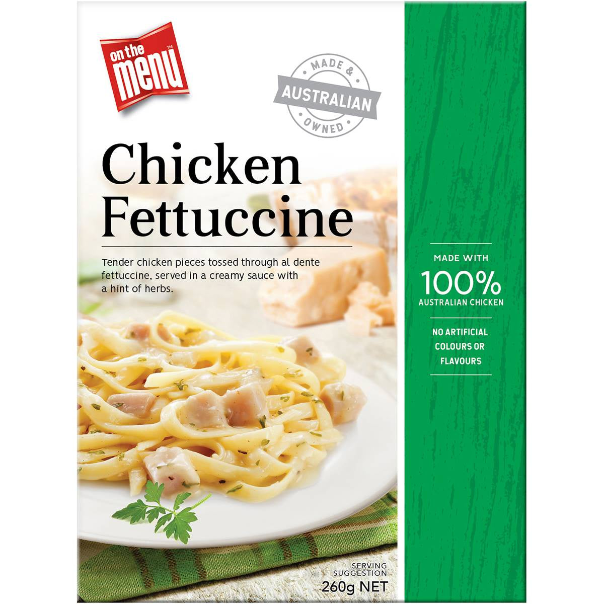On the Menu Chicken Fettuccine 260g