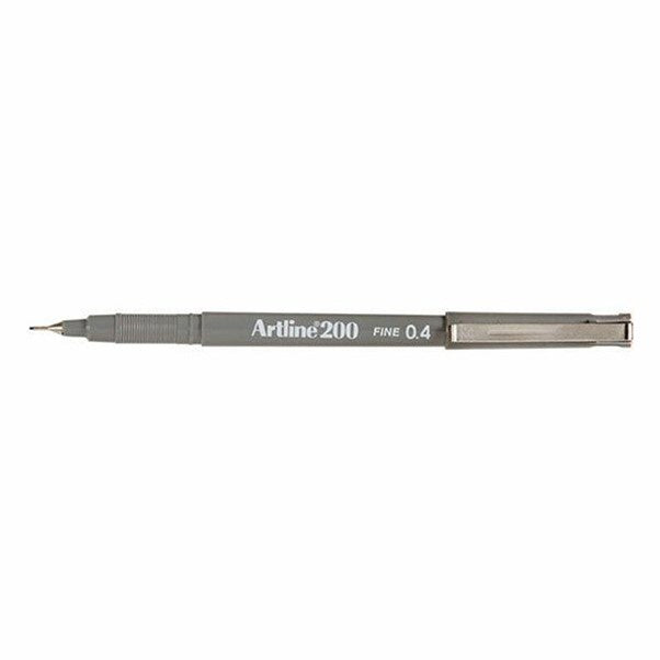Artline 200 Fineline Pen Black