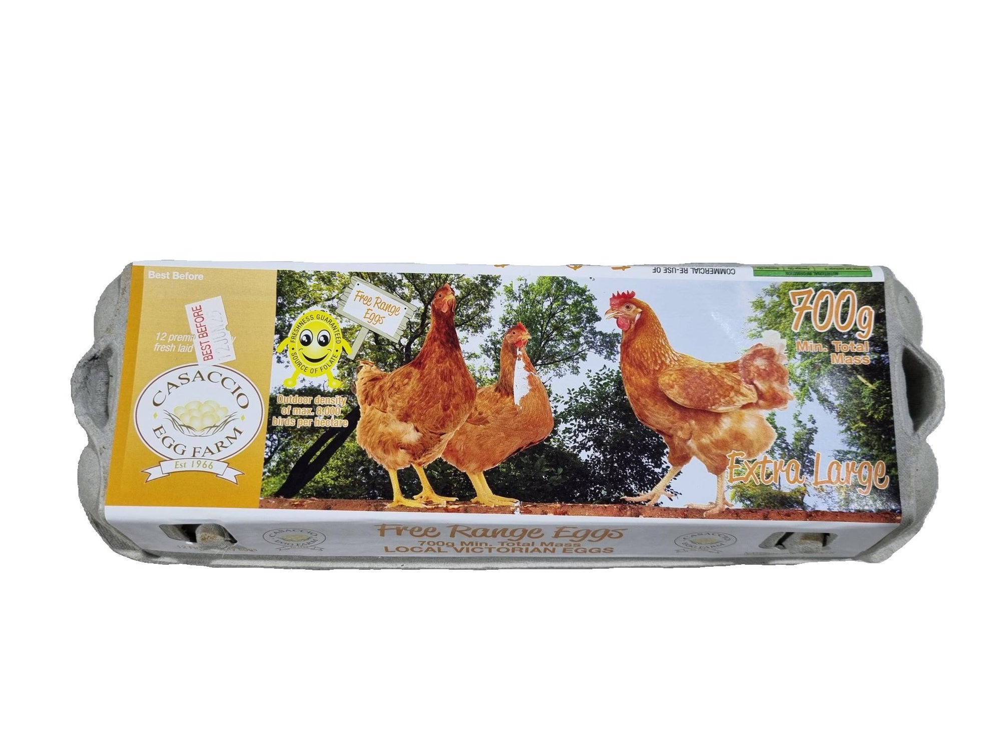 Casaccio Farm Free Range Eggs 700g