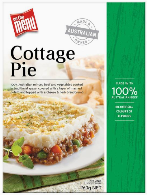 On The Menu Cottage Pie 260g