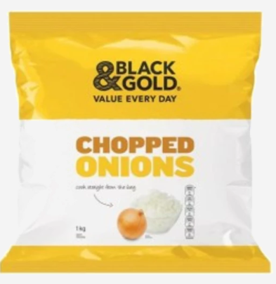 Black&Gold Onions Chopped 1kg