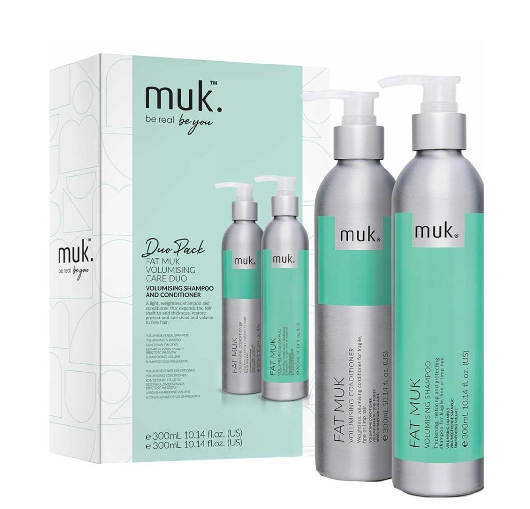 Fat Muk Volumising Care Duo Shampoo & Conditioner