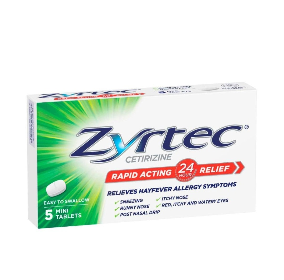 Zyrtec Tablets 10mg 5pk