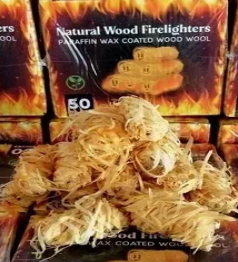 Wood Wool Firelighters 50pk
