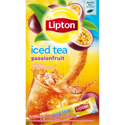 Lipton Ice Tea Sachets Passionfruit 20pk
