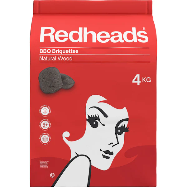 Redheads Classic BBQ Briquettes 4kg