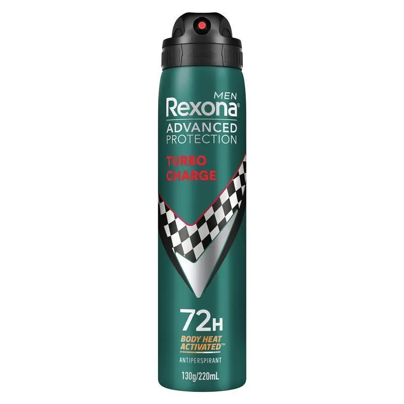Rexona for Men Antiperspirant Advanced Protection Turbo Charge 220ml