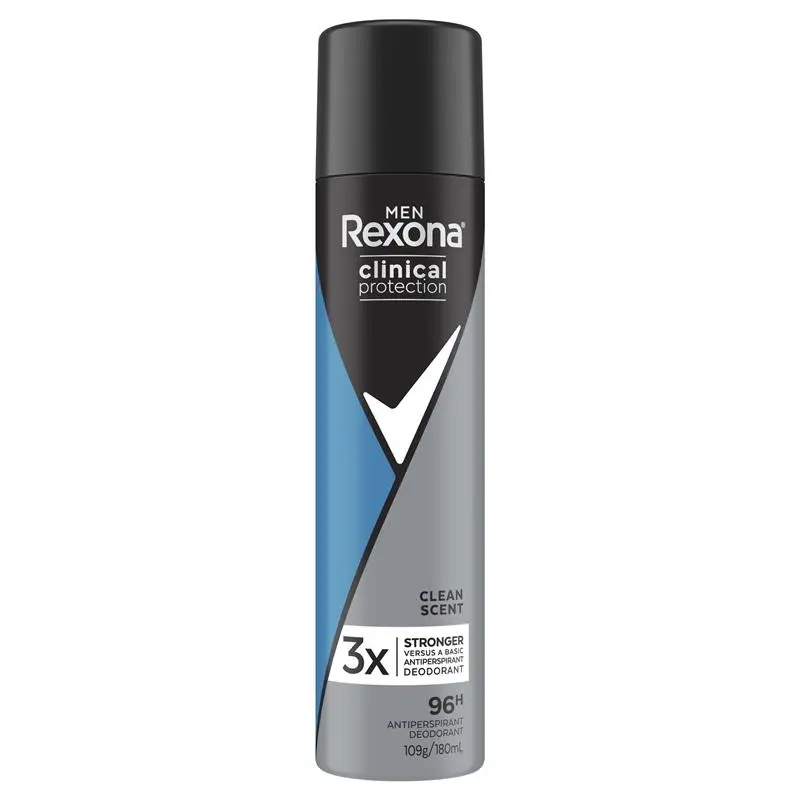 Rexona for Men Antiperspirant Clinical Protection Clean Scent 180ml
