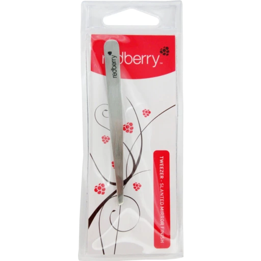 Redberry Tweezers Slanted Mirror Finish