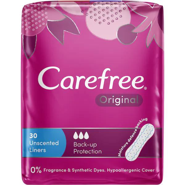 Carefree Liners Original Unscented 30pk