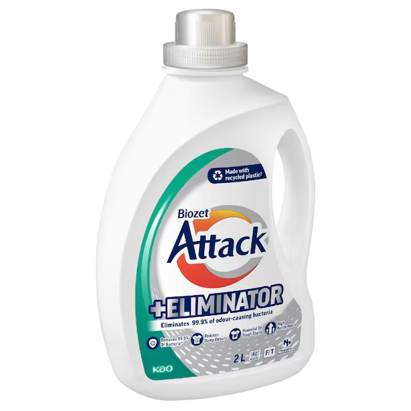 Biozet Attack Laundry Liquid Plus Eliminator 2L