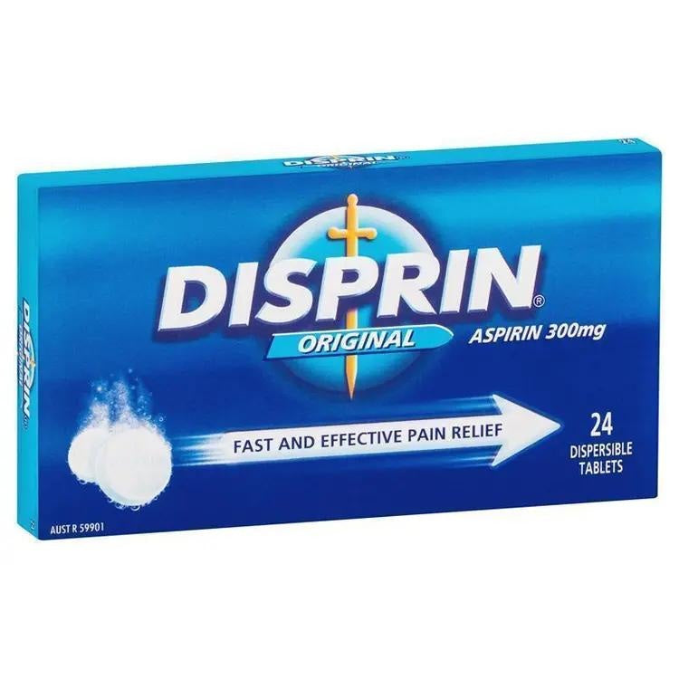 Disprin Soluble Direct Fast Acting Pain Relief Tablets 24pk