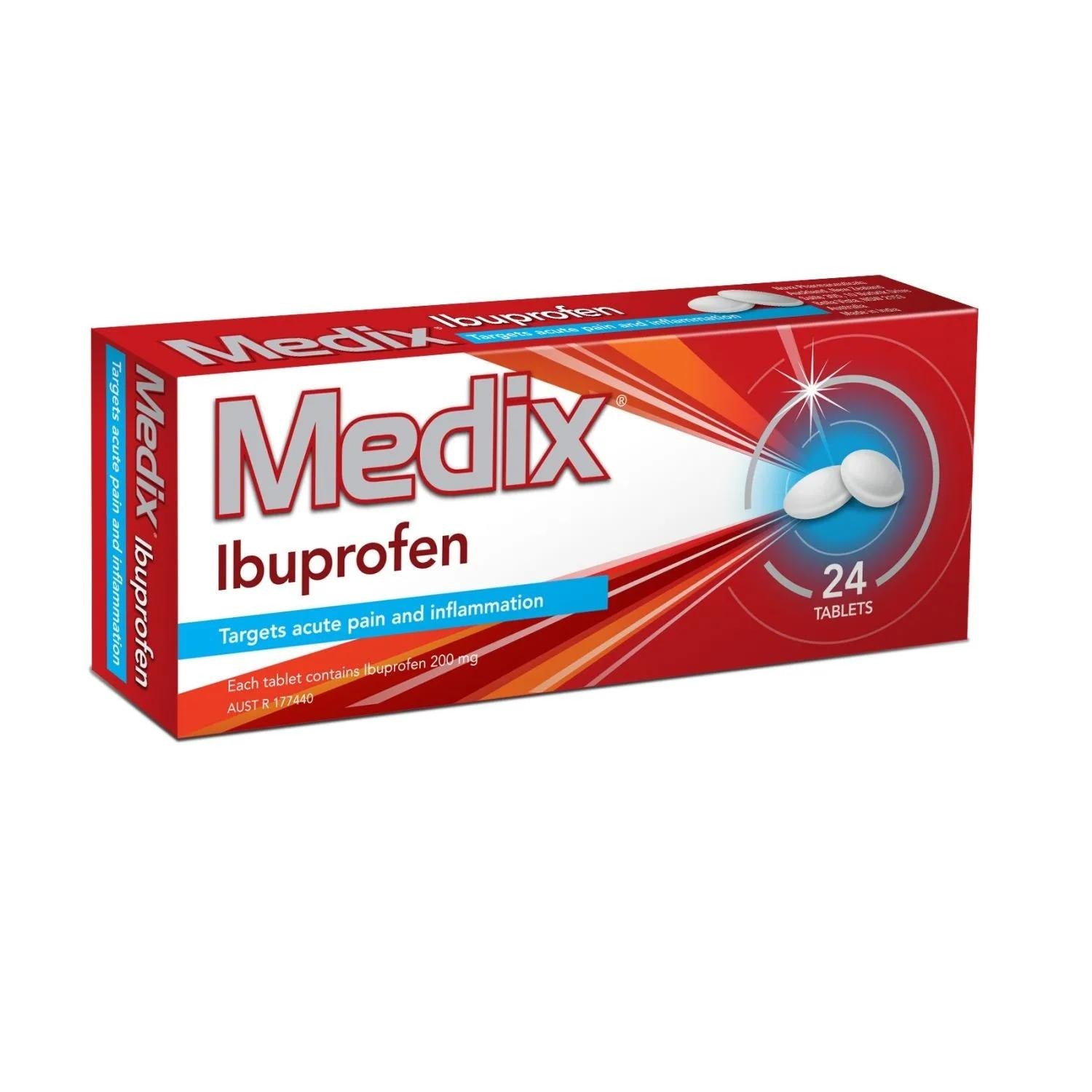 Medix Ibuprofen Tablets 24pk