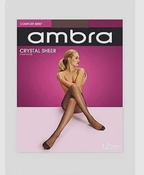 Ambra Crystal Sheer Comfort Muscade Tall 3pk