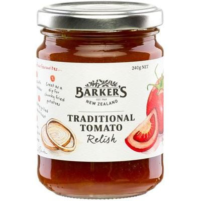 Barkers Relish Traditional Tomato 240g