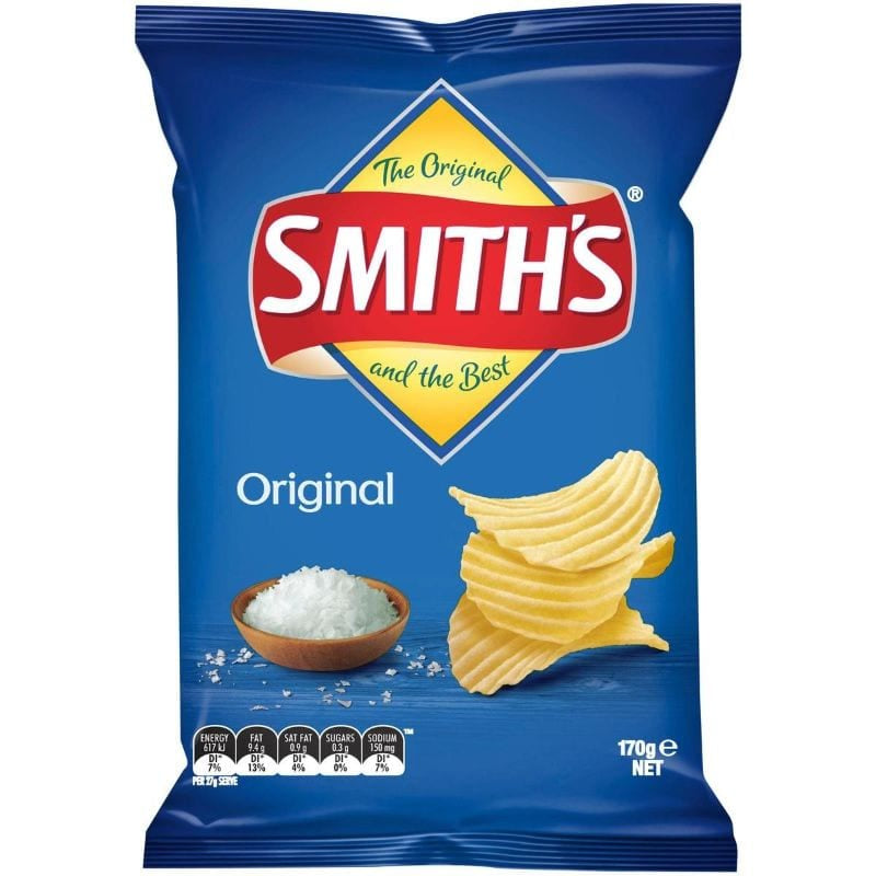 Smith's Crinkle Cut Potato Chips Original 170g