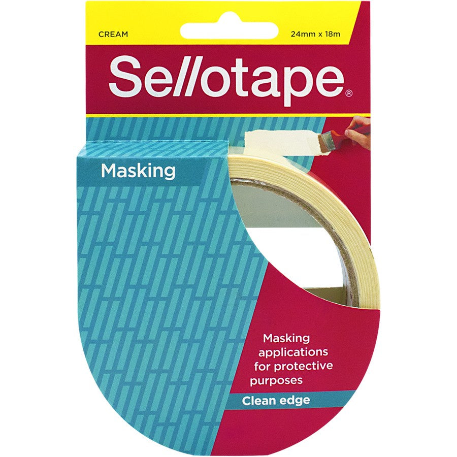 Sellotape Masking Tape 24mm x 18m