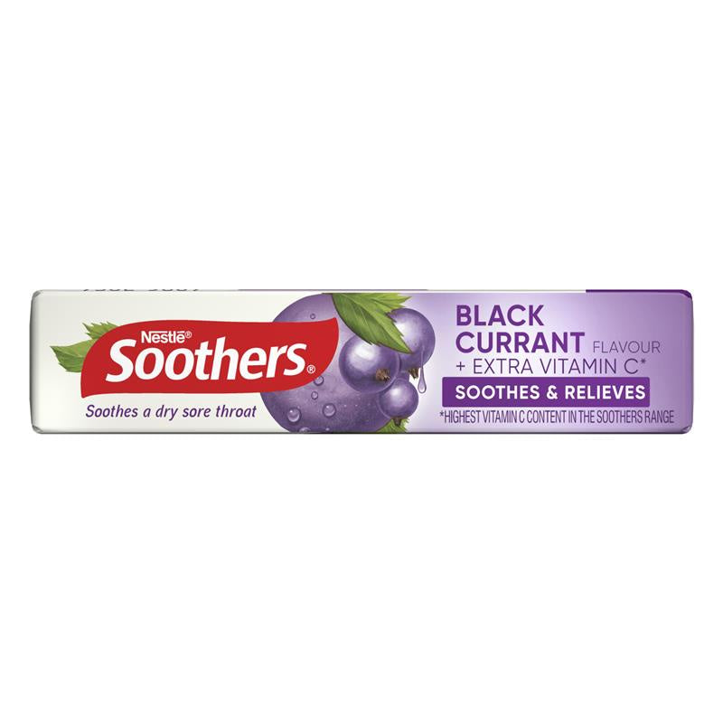 Soothers Blackcurrant Medicated Lozenges 45g