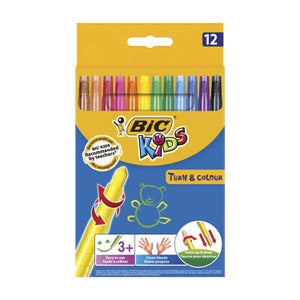 Bic Crayons Kids Turn&col 12pk