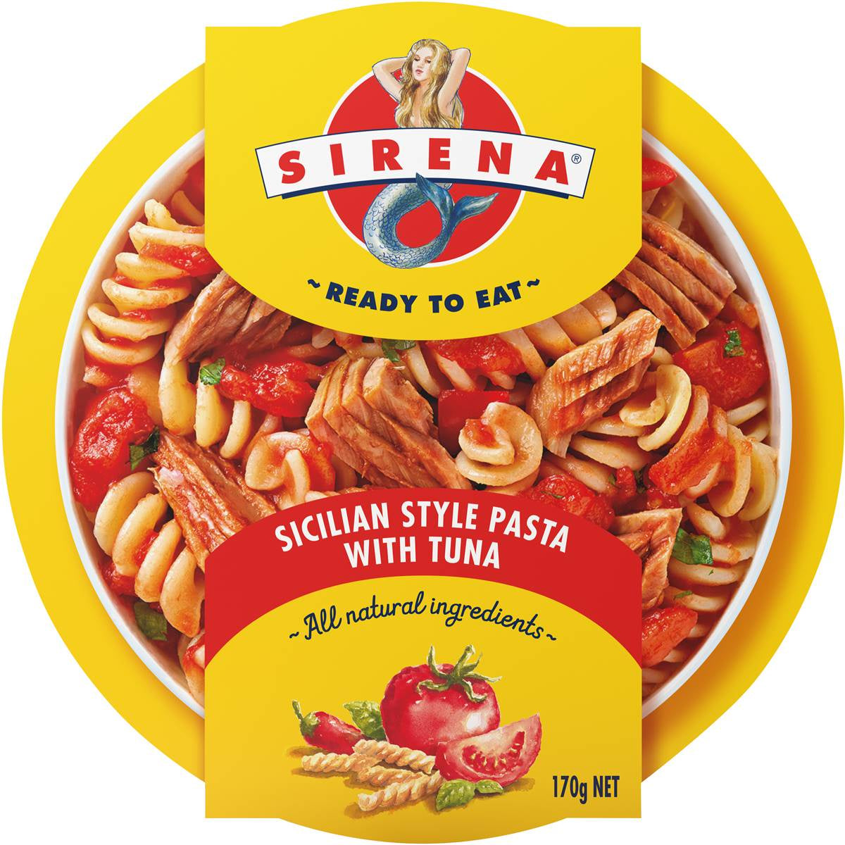 Sirena Tuna & Pasta Sicilian Style 170g