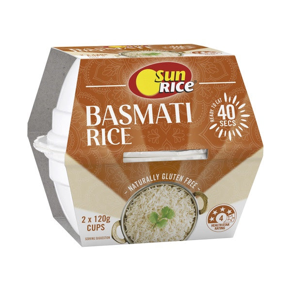 Sunrice Basmati Rice 2 pack 240g