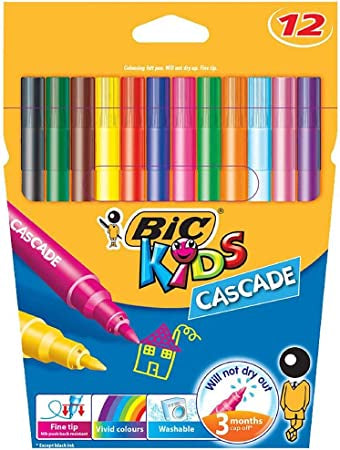 Bic Kids Cascade Markers 12 Pack