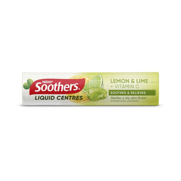 Soothers Liquid Centre Lemon & Lime Lozenges