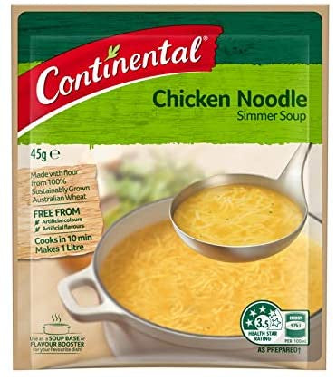 Continental Chicken Noodle Simmer Soup 45g