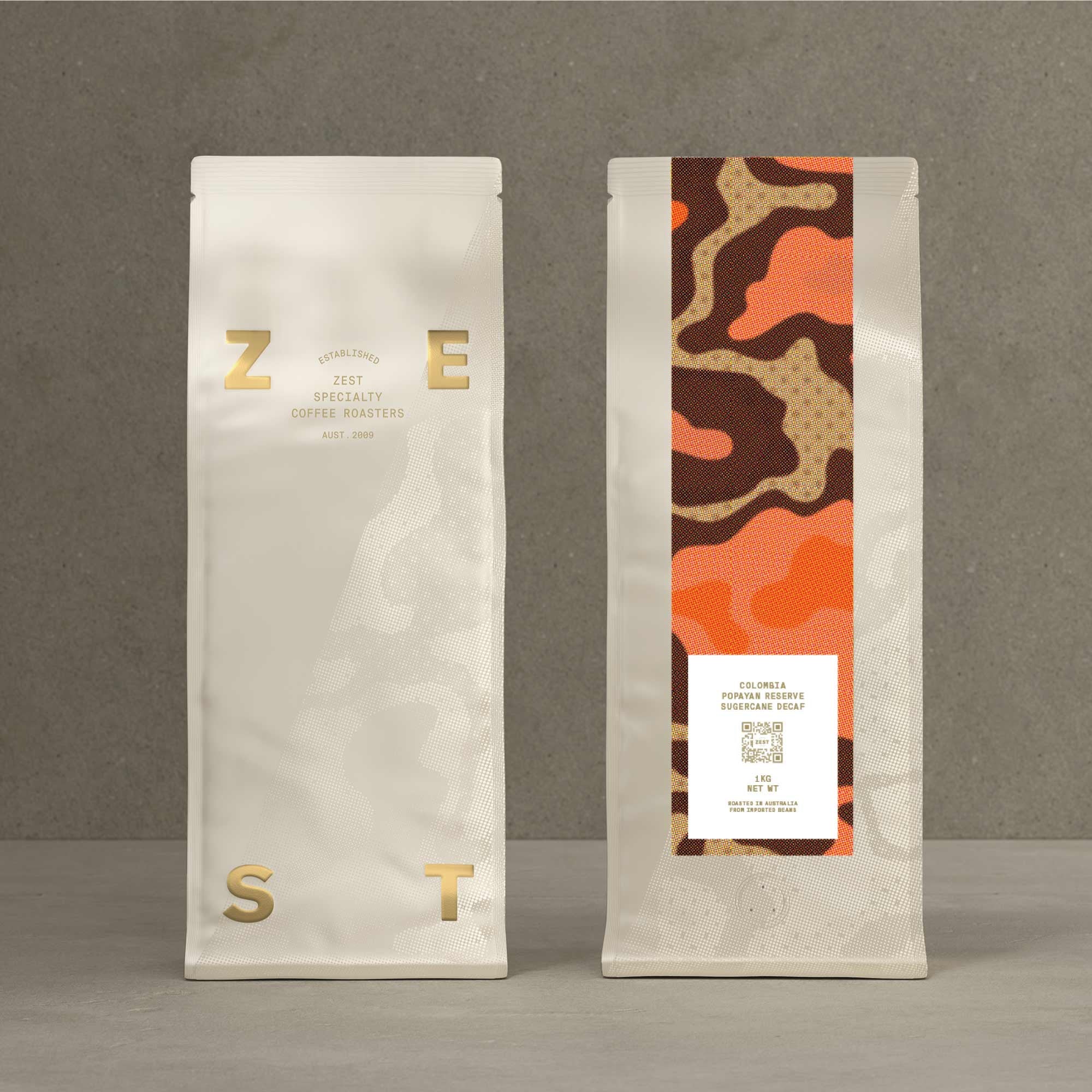 Zest Coffee Beans Decaf 250g