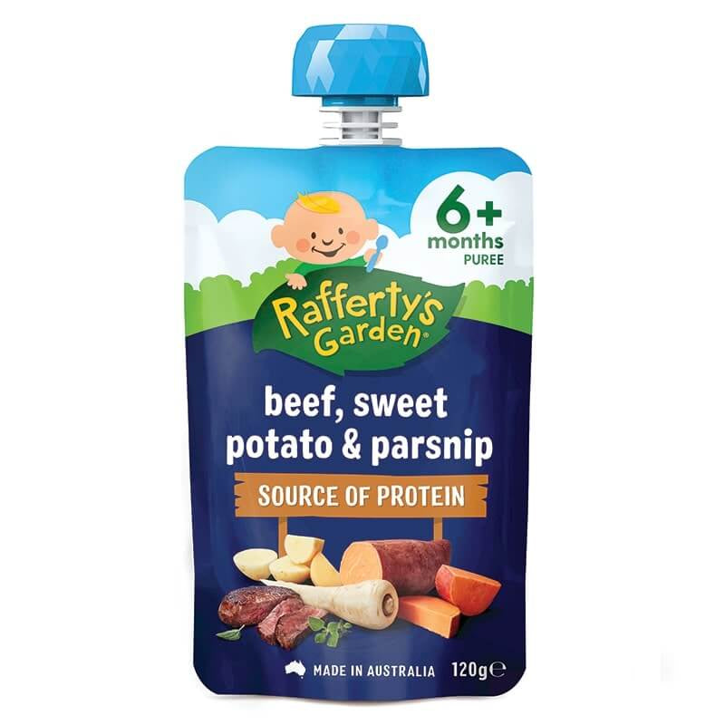 Rafferty's Garden Beef, Sweet Potato & Parsnip 120g