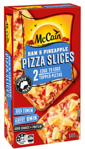 McCain Pizza Slices Ham & Pineapple 600g