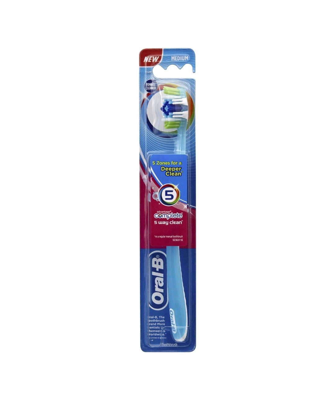Oral B Toothbrush Adv/C 5W Med 1pk
