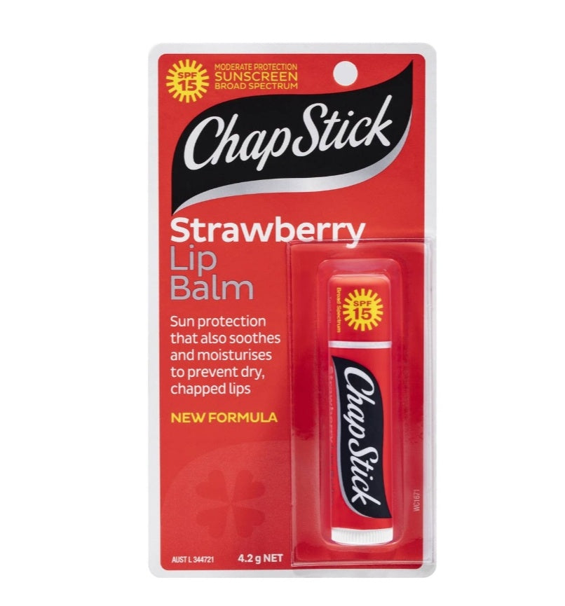 Chapstick Lip Balm Strawberry SPF15 4.2g