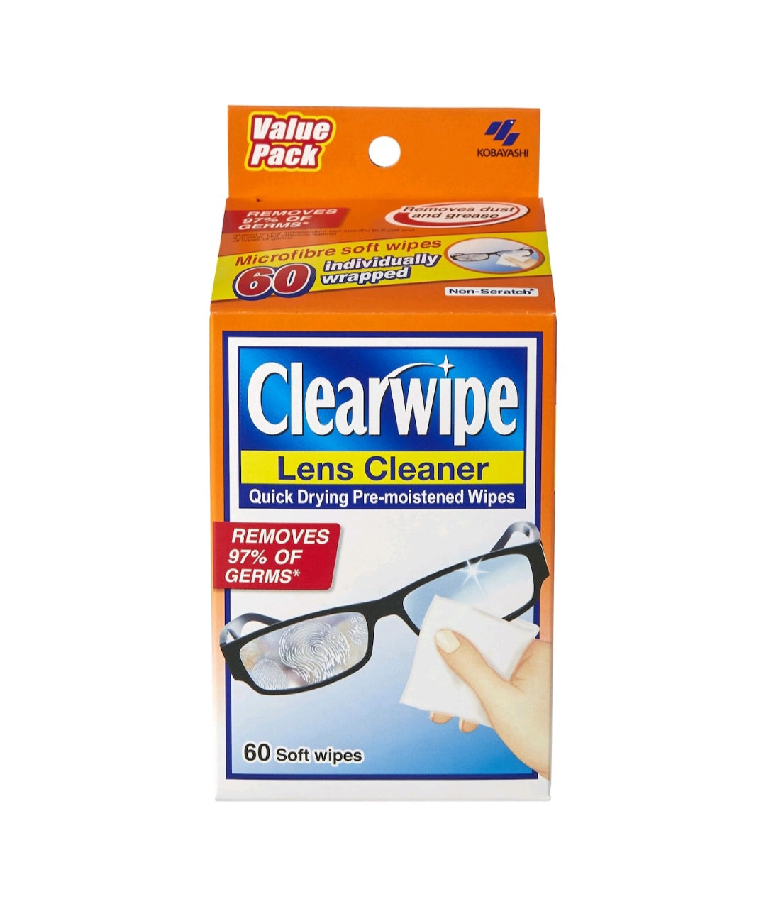 Clearwipe Lens Cleaner 60pk
