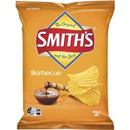 Smith's Crinkle Cut Potato Chips BBQ 170g