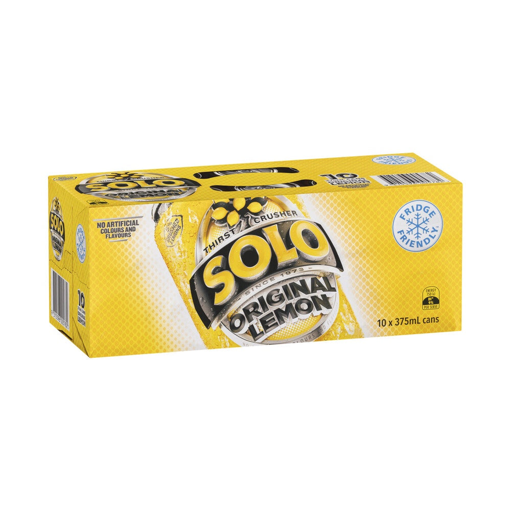 Schweppes Solo Lemon Cans 10ct 375ml